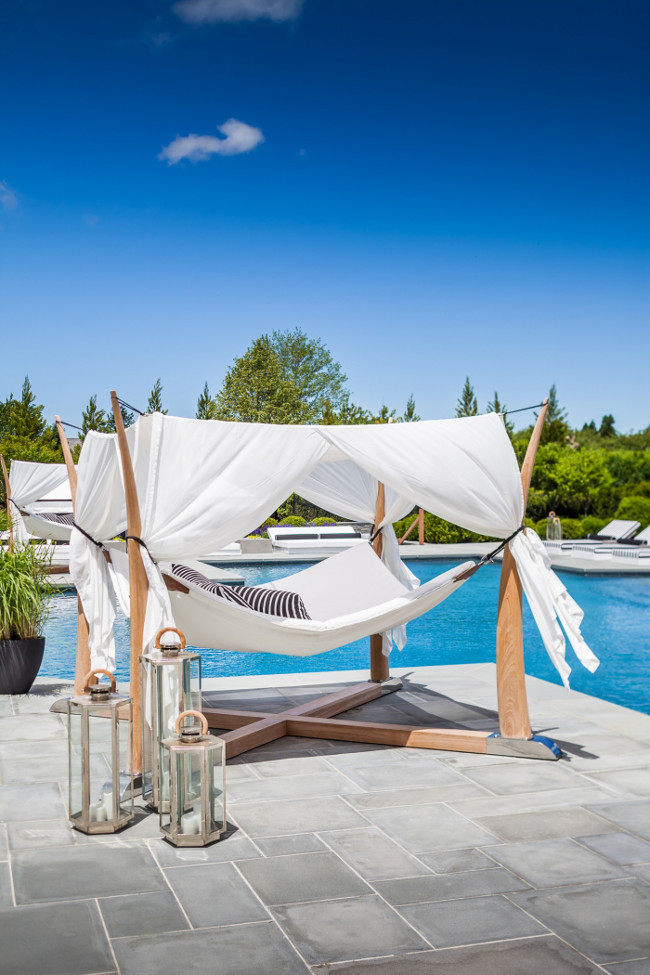 Pool furniture. Luxurious pool furniture ideas. #Pool #Furniture #Luxurious #Interiors Sofia Joelsson.