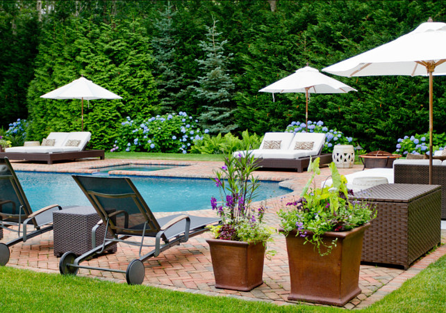 Pool. Pool Ideas. Great pool for big backyard. #Pool #Backyard #PoolIdeas