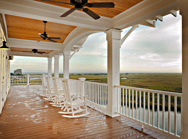 Porch Ceiling Fan. Porch Ceiling Fan Ideas. Porch Ceiling These ceiling fans are from Quorum. #PorchCeiling #PorchCeilingFan