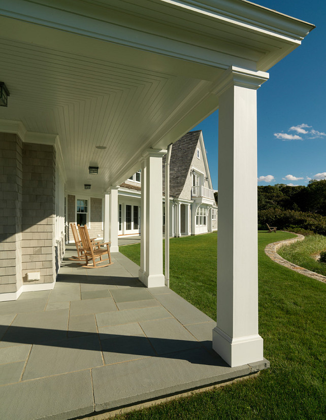 Porch Patio Flooring Ideas. Outdoor Living Area Flooring Ideas. Durable Outdoor Flooring. Porch paving is thermal finish bluestone. Bluestone Hart Associates Architects, Inc.