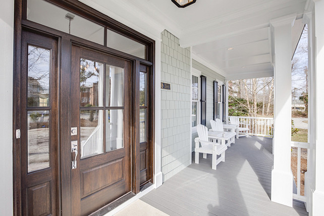 Porch. Beach House front porch. Shingle beach house front porch. Inspiring beach house front porch. #Porch #BeachHouse #BeachHousePorch #FrontPorch