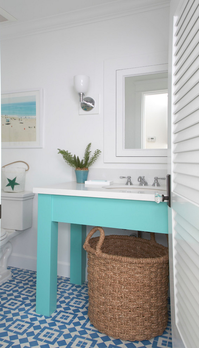 Powder Room #PowderRoom #Bathroom Burnham Design.