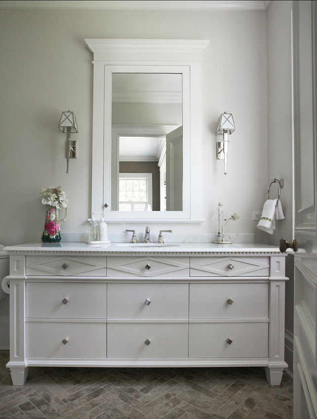 Powder Room. Beautiful Powder Room Design. #Powderroom #Bathroom