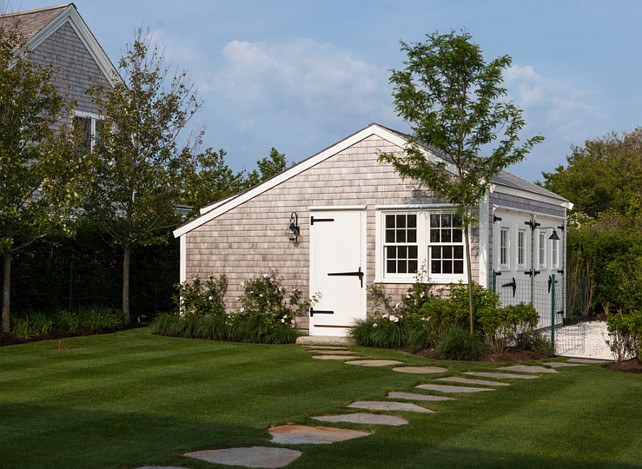 Shed. Garden Shed Ideas. Shingle Exterior Shed. #Shed #Garden Jonathan Raith Inc.