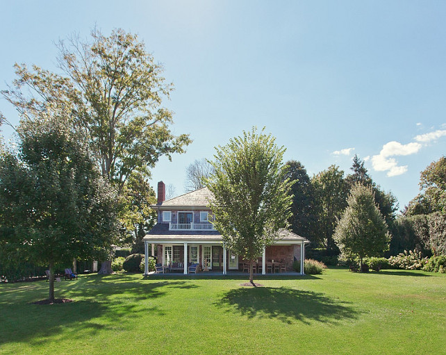 Shingle Cottage. Shingle Cottage Ideas. Exterior Shingle Cottage Design #ShingleCottage #Exterior Via Sotheby's Homes.