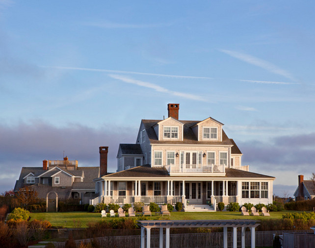 Shingled Style Coastal Home. Shingle Coastal Home Ideas. Shingle Coastal Home Exterior. #ShingledCoastalHome #CoastalHome #ShingledHomes Jeannie Balsam LLC.