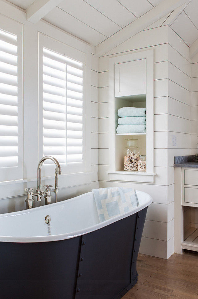 Shiplap. Bathroom with shiplap walls. #Shiplap #ShiplapWalls