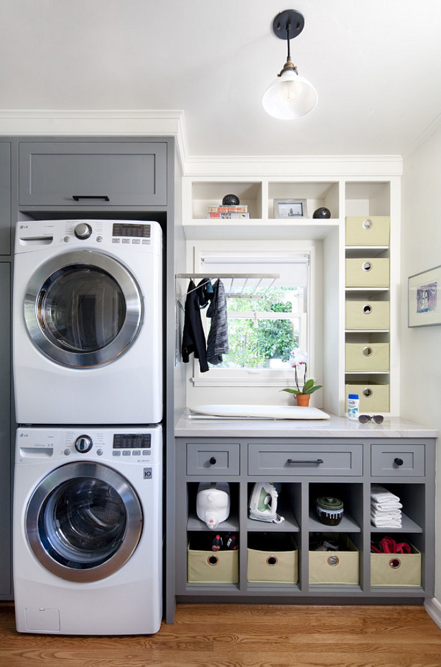 Small Laundry Ideas. Small Laundry Room Renovation. Small Laundry Room Cabinet Design. #LaundryRoom #SmallLaundryRoom Jessica Risko Smith Interior Design.