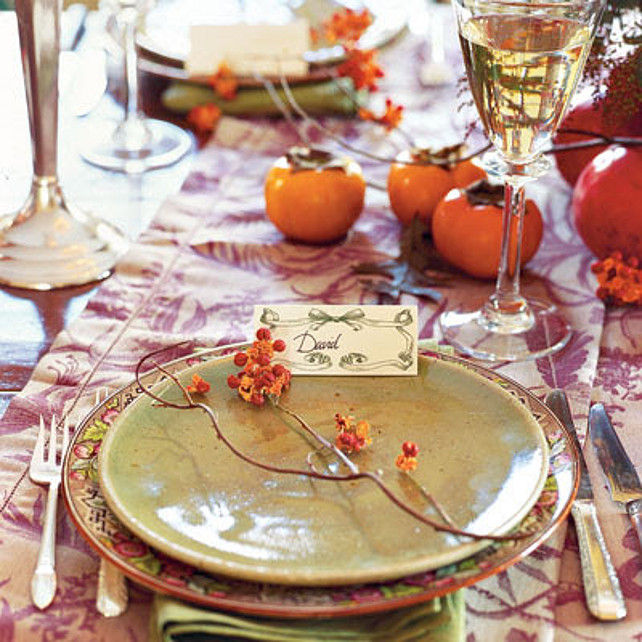 Thanksgiving Table Top Decor. Via Party Resources.