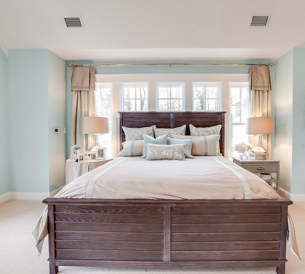Tidewater. Tidewater by Sherwin Williams. Blue Bedroom Paint Color. Designer Blue Bedroom Paint Color Tidewater by Sherwin Williams. #SherwinWilliamsTidewater