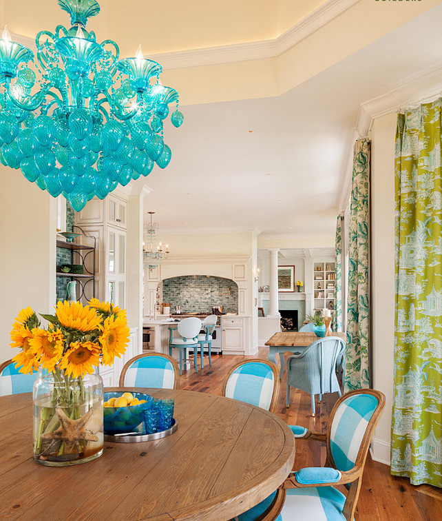 Turquoise Chandelier. Turquoise Chandelier Ideas. #TurquoiseChandelier Bowley Builders