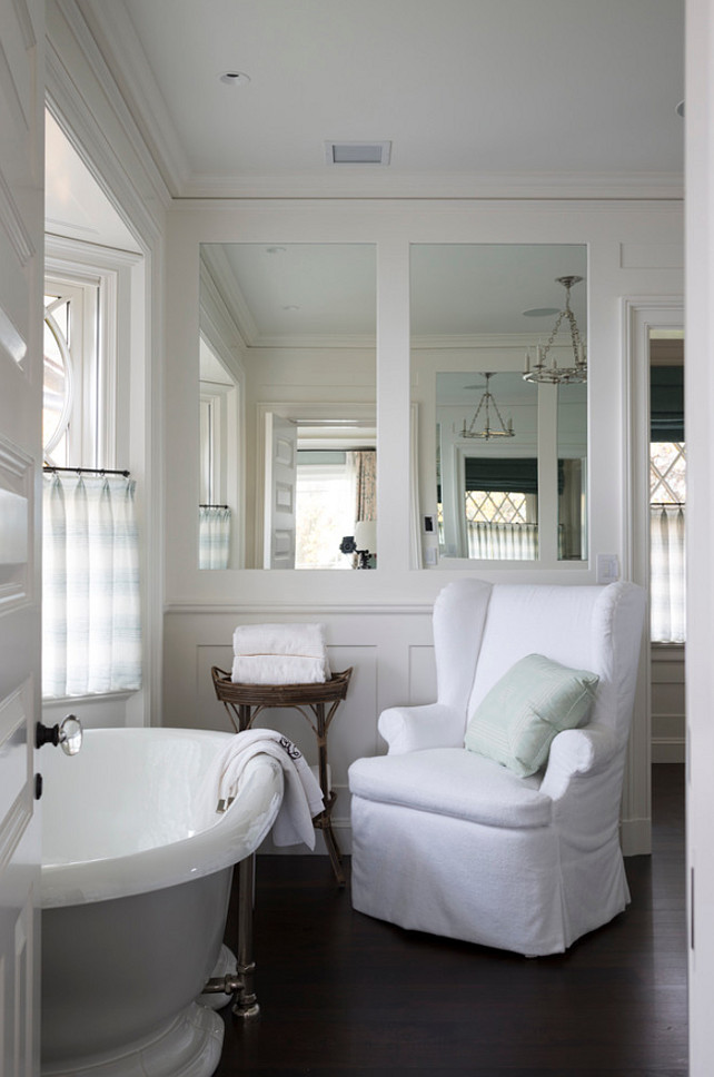 White Bathroom Design #Whitebathroom