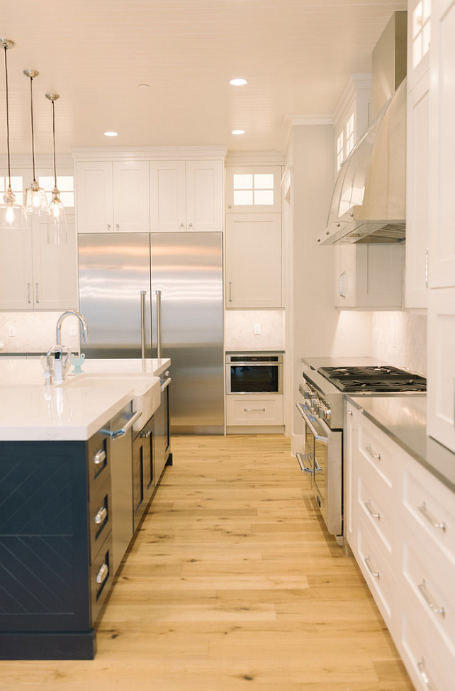 White Kitchen Cabinet. Crisp White Kitchen #Kitchen #WhiteKitchen #WhiteKitchenCabinet Four Chairs Furniture.