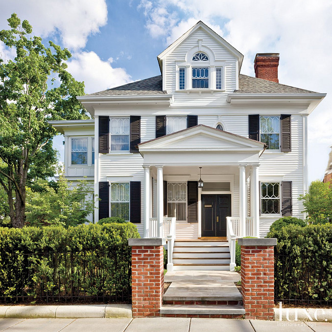 White Victorian Home Exterior. #White #Victorian #Home #Exterior Stavropoulos Architects.