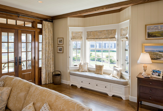 Window Seat. Custom Window Seat. Living Room Window Seat. Bay Window Window Seat. #WindowSeat