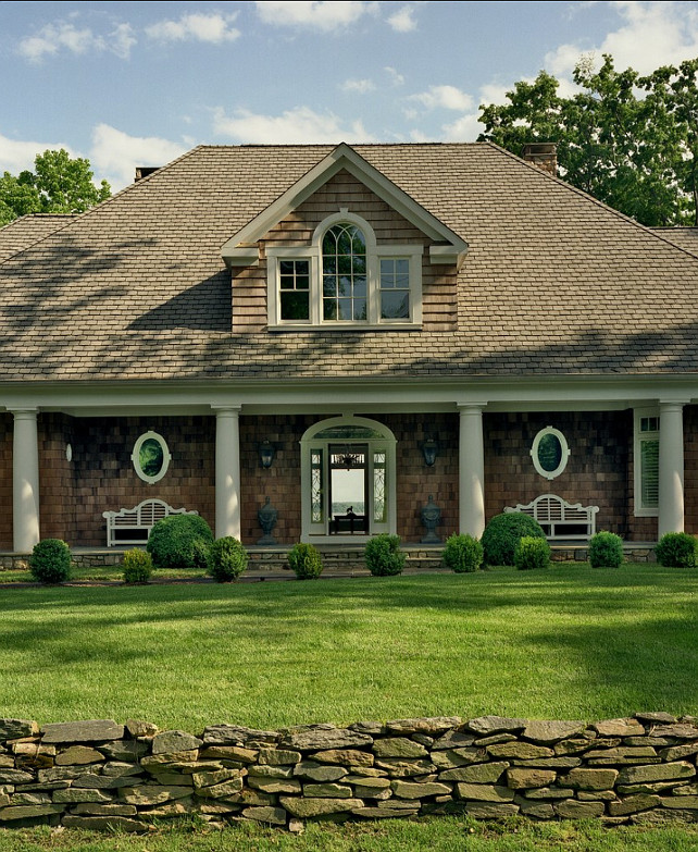 Shingled Home Design. Beautiful shingle exterior. #Shingled #Homes